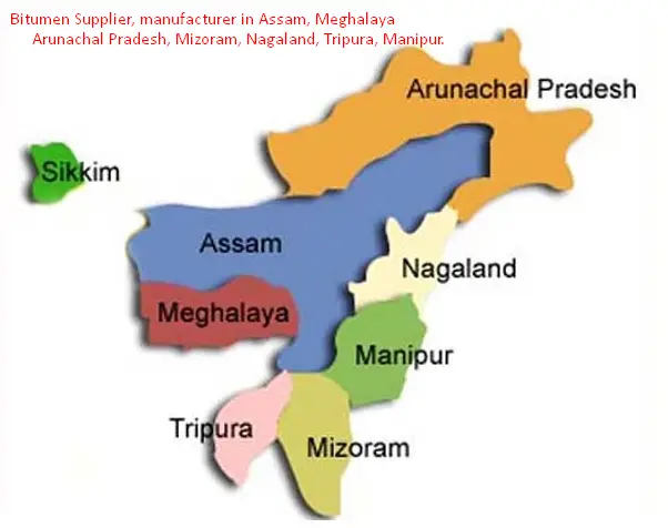 Bitumen Supplier, manufacturer in Assam, Meghalaya, Arunachal Pradesh, Mizoram, Nagaland, Tripura, Manipur.-2a073cbb