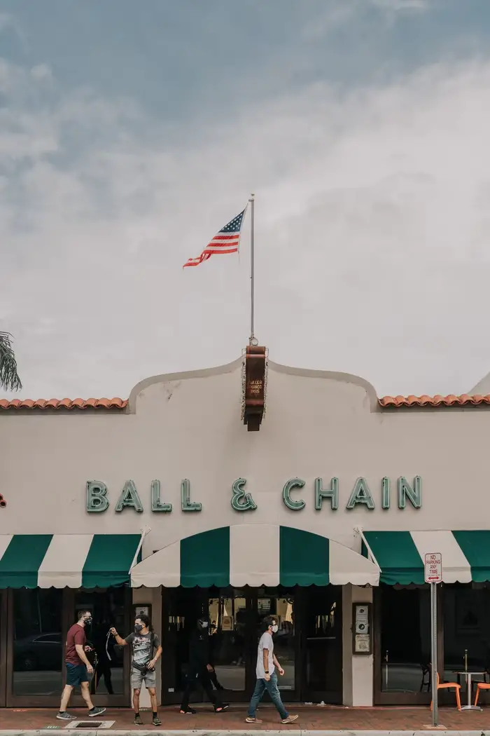 A photo of the Ball & Chain restaurant in Little Havana. 