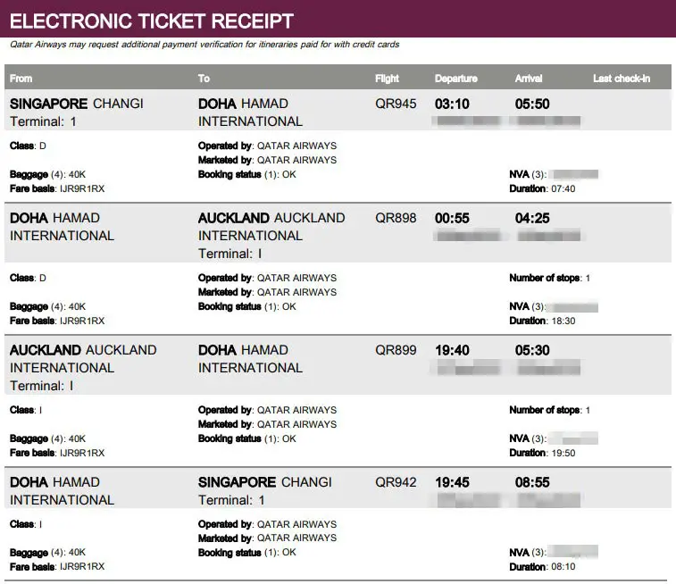 Qatar Airways Ticket Check Procedure 2022