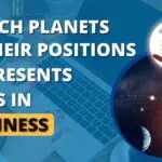 Which planets and their positions represents loss in business-a5adfe94