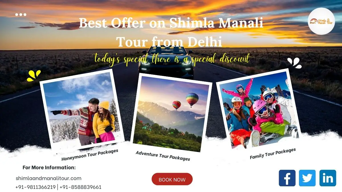Best Offer on Shimla Manali Tour from Delhi-16019011