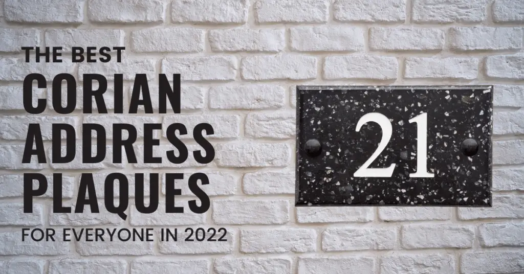 The Best Corian Address Plaques For Everyone In 2022 (2)-8ed3e3c3