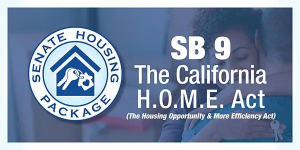 sb 9 california housing