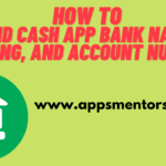 fIND CASH APP BANK NAME, ROUTING, AND ACCOUNT NUMBER-11c422c7