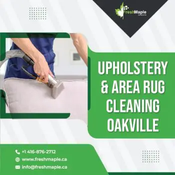 Upholstery & area rug cleaning Oakville