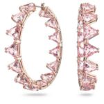 swarovski-millenia-hoop-earrings-triangle-cut-pink-rose-gold-tone-plated-5614931-738c17e9