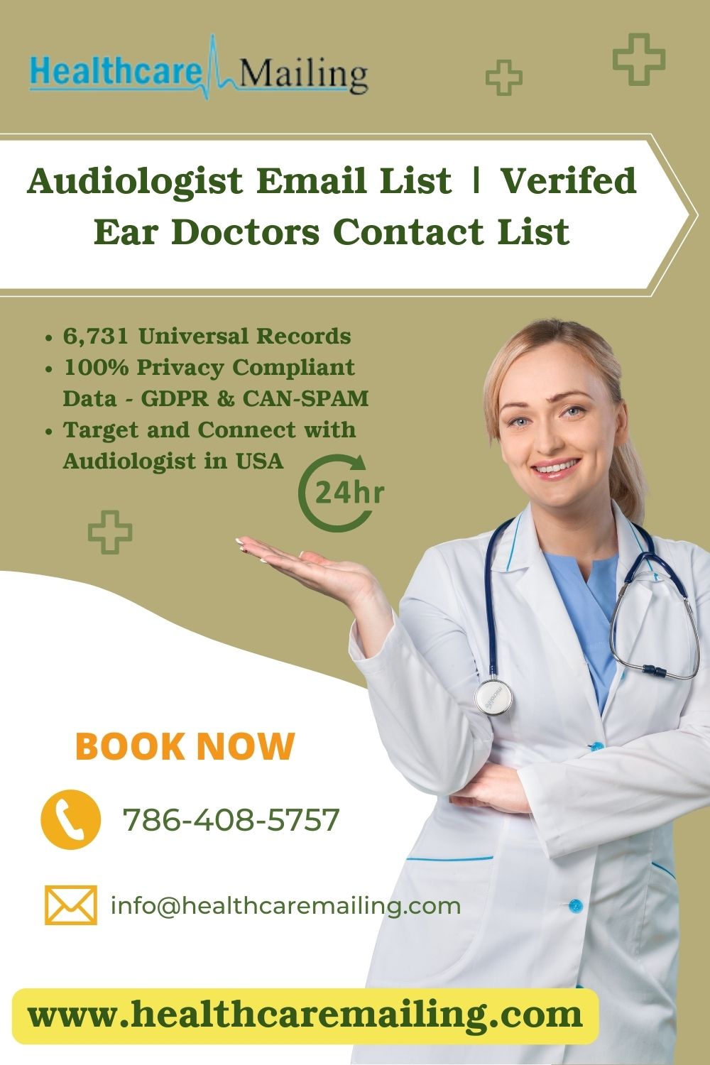 Audiologist Email List  Verifed Ear Doctors Contact List-744c30ae