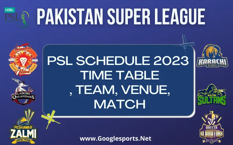 PSL 2023 Schedule, Time Table, Team, Venue-e3a0eeba