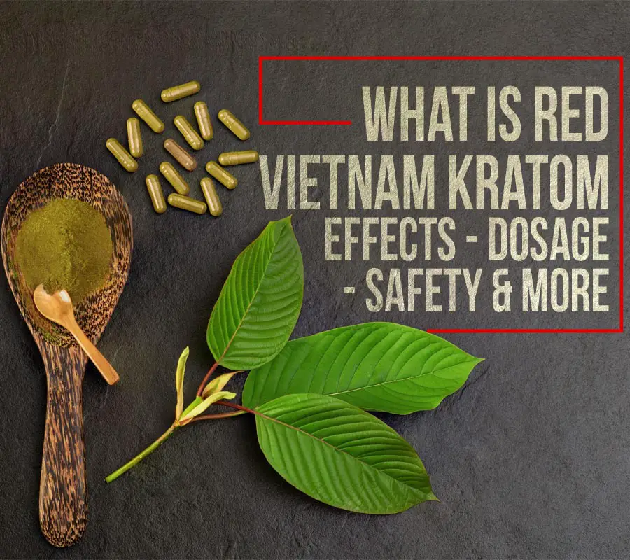 What Is Red Vietnam Kratom? Effects, Dosage, Safety