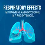 Respiratory effects of oral mitragynine and oxycodone