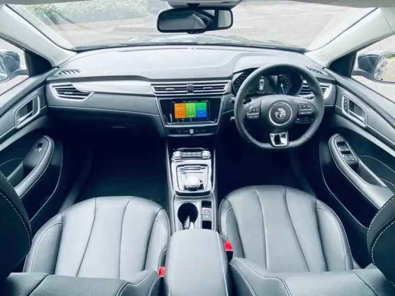 the interior of an MG5