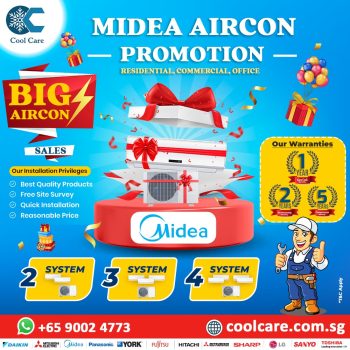 Midea aircon promotion