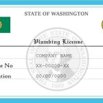 Washington Plumbing License