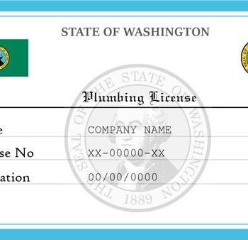 Washington Plumbing License