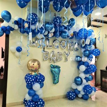 Baby Welcome balloon decoration-7df30446