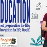 Education is not preparation for life_ Education is life it self-4f4bfae6