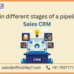 Explain different stages of a pipeline in Sales CRM-aa245047