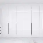 Fitted Hinged Gloss Wardrobe in Snow White Finish-7f88483f