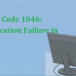 Fix Error Code 1046-5081fa85