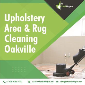 Upholstery and area rug cleaning Oakville