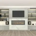 Wall TV Unit with Fireplace & Display Cabinets_11zon-525d1b5d