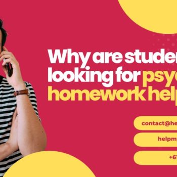 Why are students looking for psychology homework help-c45ae505