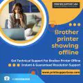 Brother printer offline to online-eb7886f2