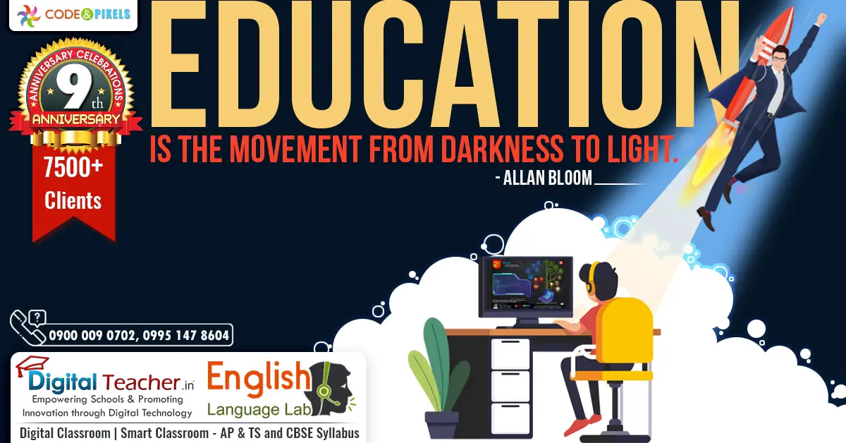 EDUCATION is the movement from darkness to light.-5a5869cf