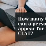 How many times can a person appear for the CLAT-86f13f82