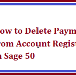 How to Delete Payment from Account Register in Sage 50-2f94e6e4