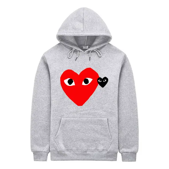 Red-Heart-And-Gray-Heart-Cdg-Hoodie-79f80bd7