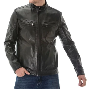 Black-Leather-Jacket-with-Stitching-Detail-for-Mens-01