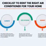 Checklist To Rent The Right Air Conditioner For Your Home