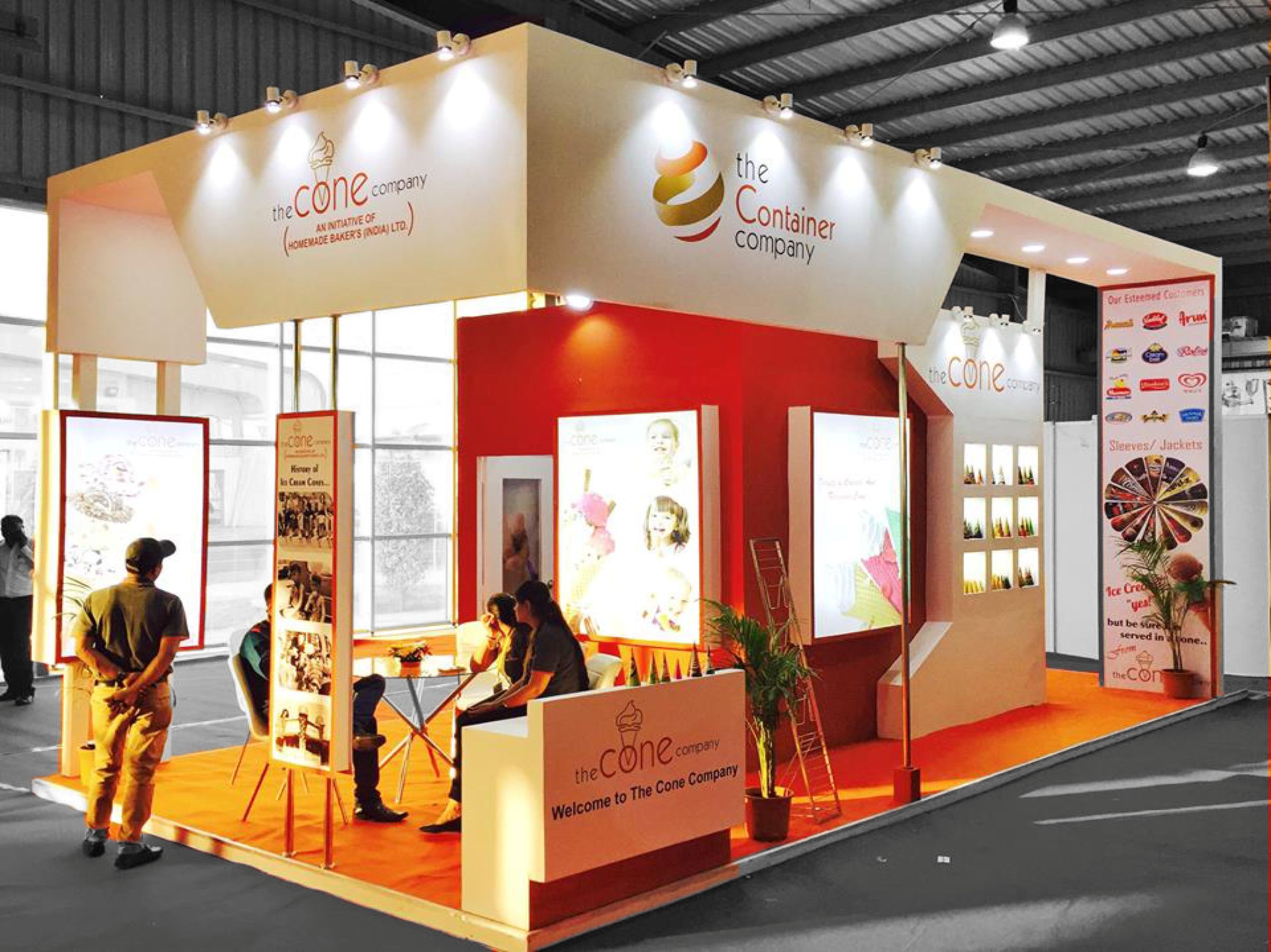 Exhibition stall fabrication