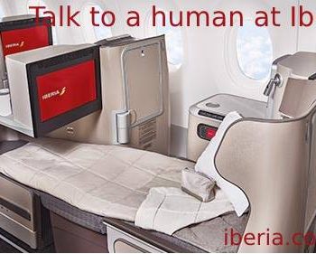 How to talk to a human at Iberia_