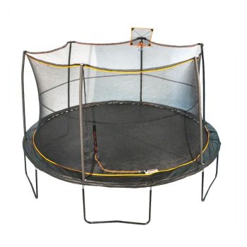 JUMPKING 14 ROUND COMBO WITH POWDER COATED LEGS & MESH HOOP
