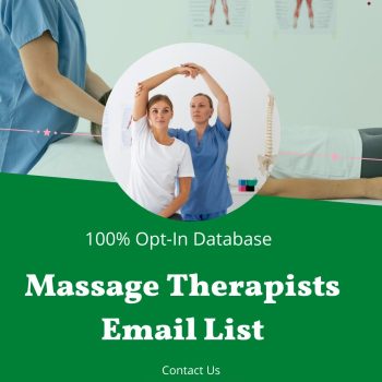 Massage Therapists Email List 12