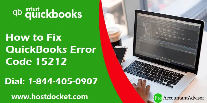 QuickBooks Error Code 15212