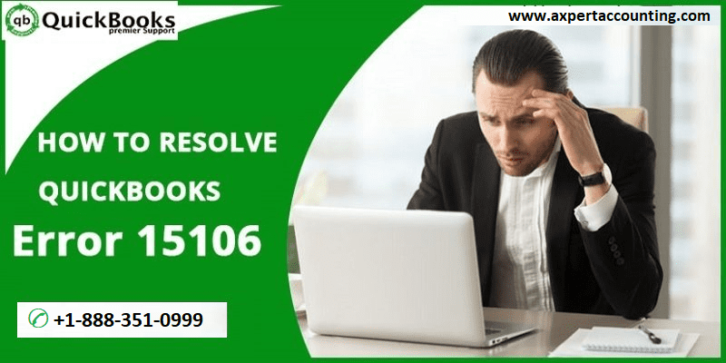 Resolve QuickBooks error code 15106