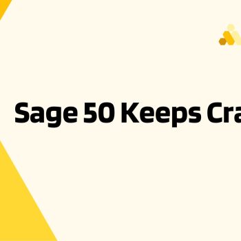 Sage 50 Keeps Crashing
