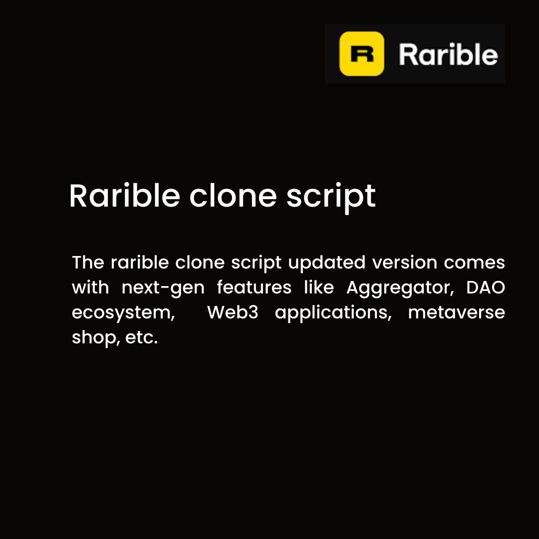 Rarible clone script - Best in Japan