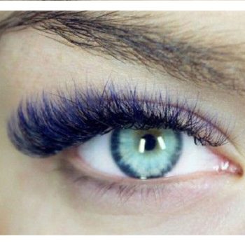 Stunning Coloured Eyelash Extensions