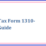 Tax Form 1310