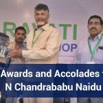 Awards and Accolades for AP under N Chandrababu Naidu governance