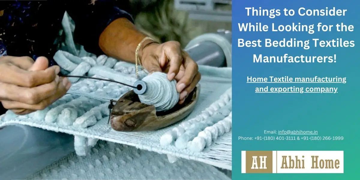 Bedding textiles manufacturers