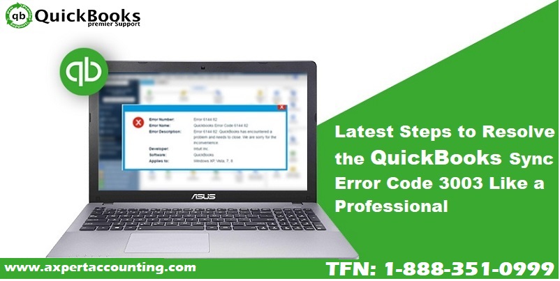 Fix QuickBooks Sync Error Code 3003