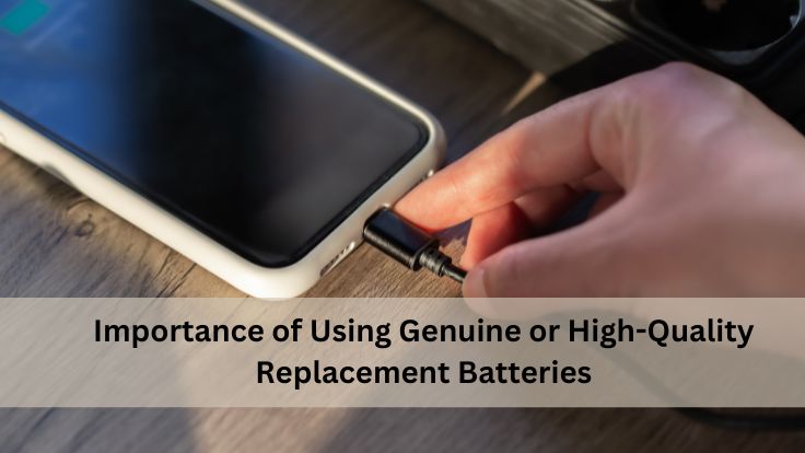 Importance of Using Genuine or High-Quality Replacement Batteries