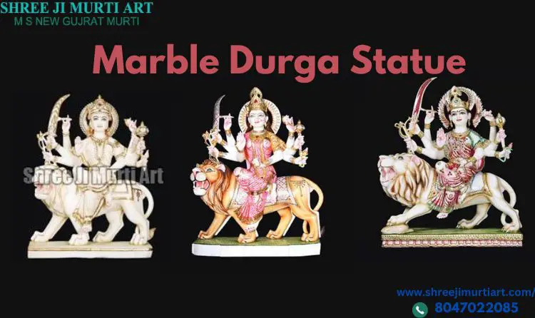 Marble Durga Statue