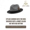 Stylish Summer Hats for Men Discover Suits & More's Black Hat with Red Bottom