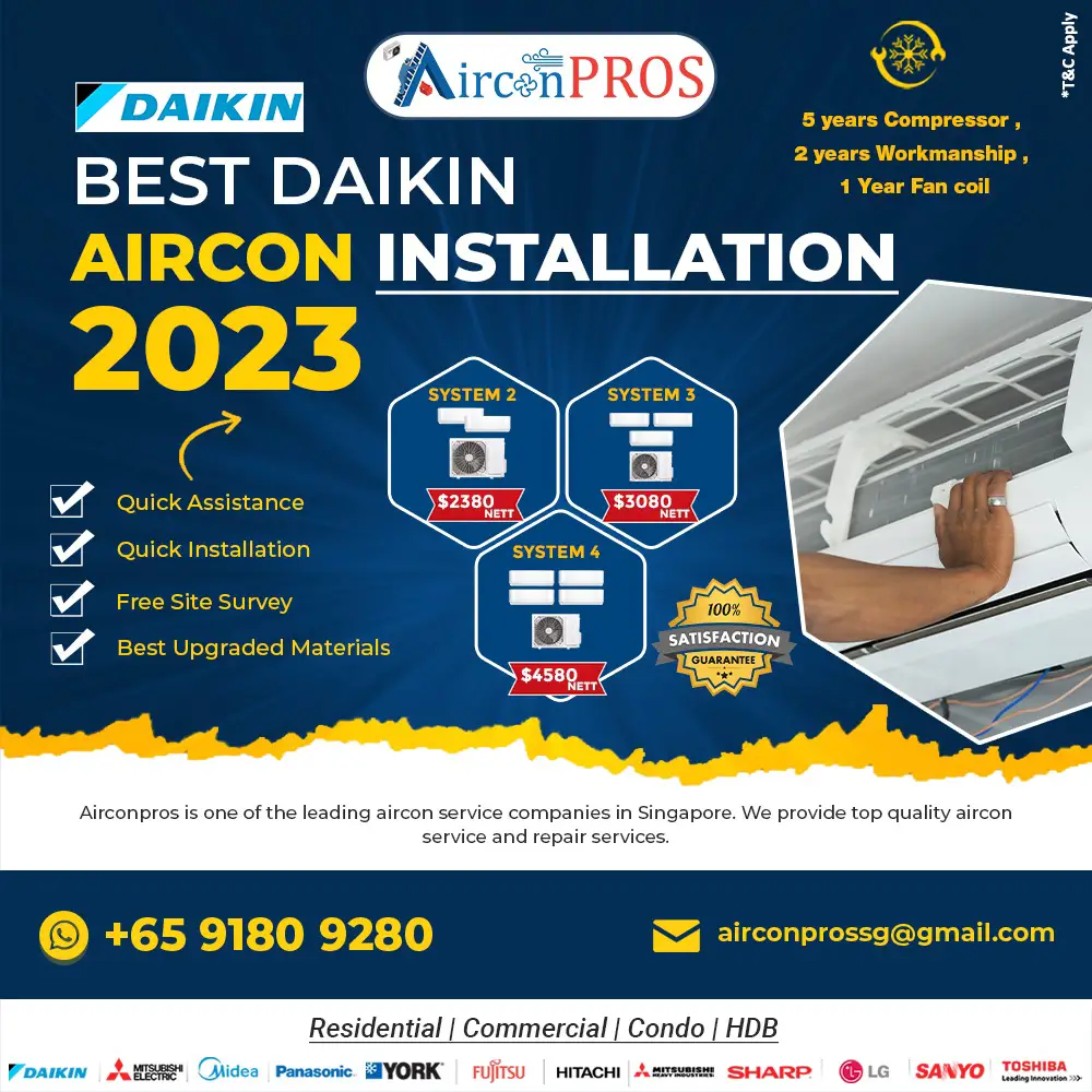 Daikin Aircon Installation